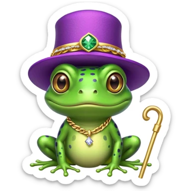 frog pimp sticker
