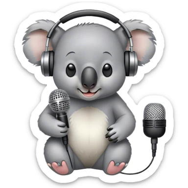 koala podcast sticker