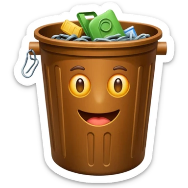 Slug named Silly Dumpster  sticker