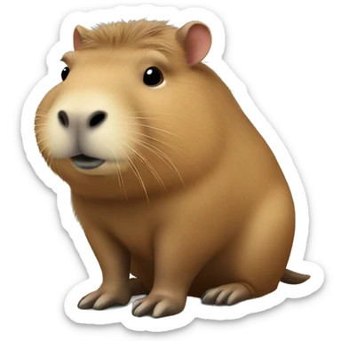 Capybara sticker