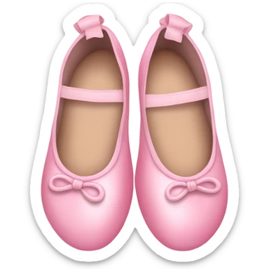 Ballet shoes pink sticker