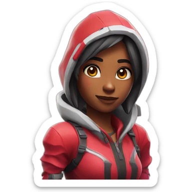 Fortnite skin ruby sticker