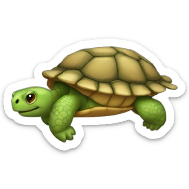 Tortue vomi sticker