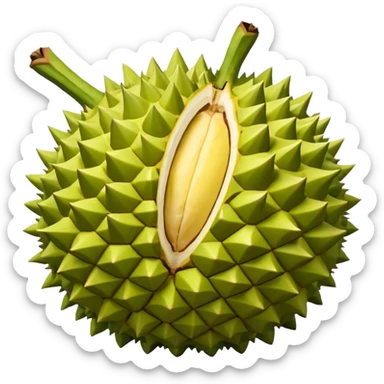 durian fruit whole sticker