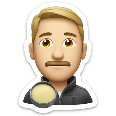 man who takes snus sticker