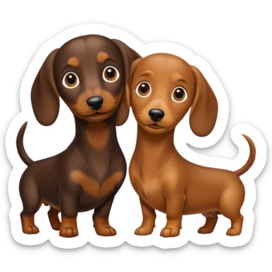 Perros salchicha sticker