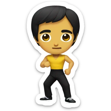 bruce lee sticker