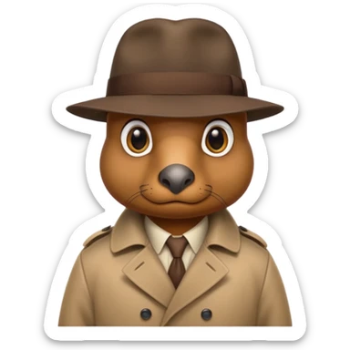platypus detectiv sticker