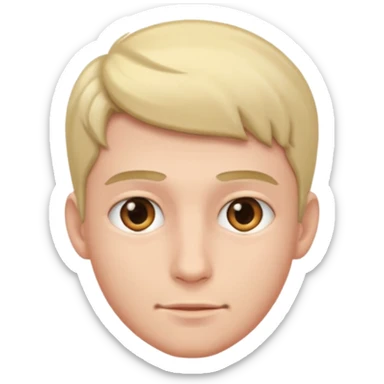 Tender Portrait male sticker