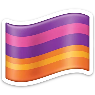 Lesbian flag  sticker