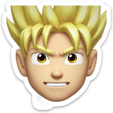 Goku from dragon ball z sticker