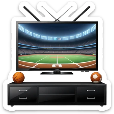 smart tv live sticker