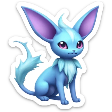 Espeon-Vaporeon full body sticker