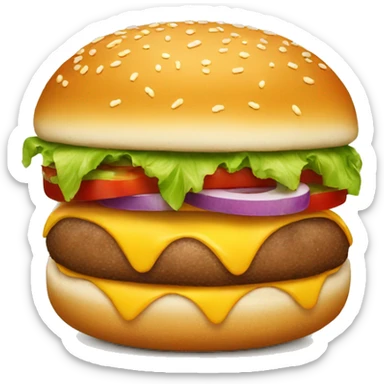 burger sticker