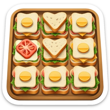 sandwich tray sticker