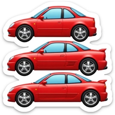 2d Car sticker
