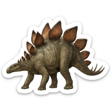 Stegosaurus sticker