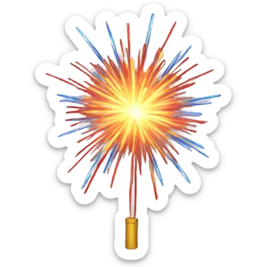 New years fireworks  sticker