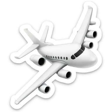 Airplane sticker