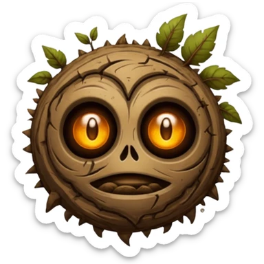 dirt elemental tattoo motif sticker