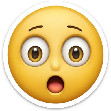 Shocking mamoji face sticker