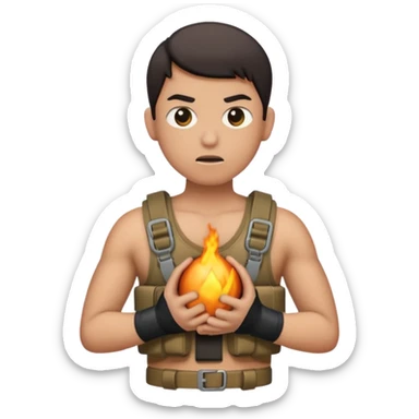 Bomb strapped to my chest sticker