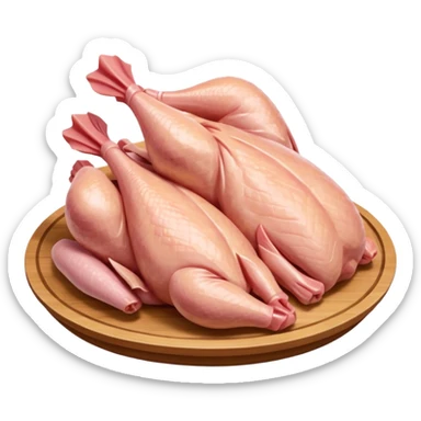 raw chicken sticker