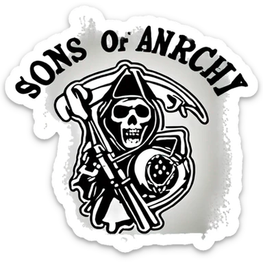 Sons of anarchy logo sticker