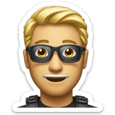 camera man millionaire sticker