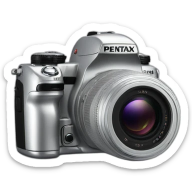 silver pentax K-3 with silver DA 21 sticker
