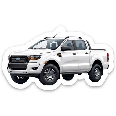 Ford Ranger - Ford (Model Year: 2024) (Iconic colour: White) sticker