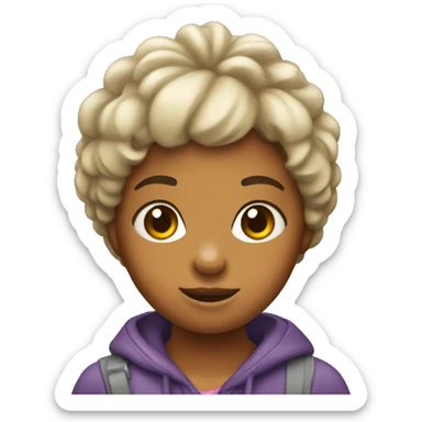 Une fille en t rex sticker