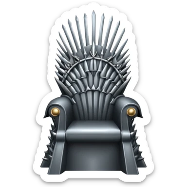 Generate the iron throne  from game of thrones emoji  sticker