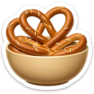 gevrek yapilmis bir kase ciz sticker