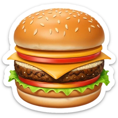burger leftover sticker