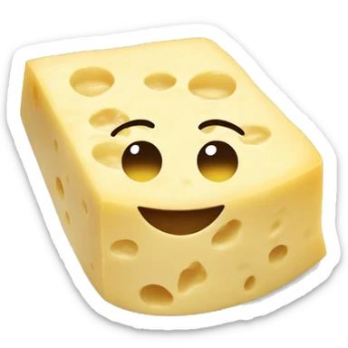 parmesan cheese is laughing  sticker
