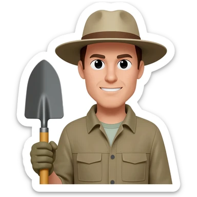 archaeologist sticker