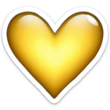 shining heart sticker