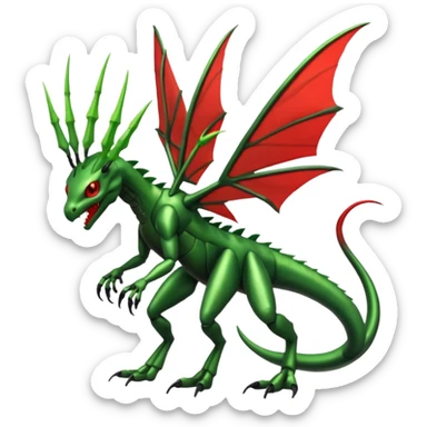 Scizor-Scyther-Sceptile-Darkrai-Fusion sticker