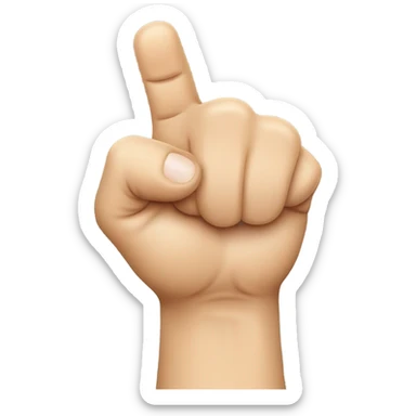 mad with a tumbs down sticker