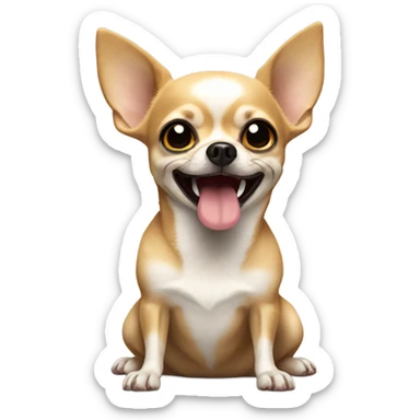 Chihuahua singing Jelly Roll song sticker