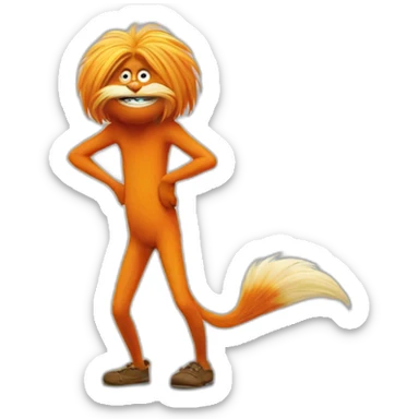 lorax funny sticker