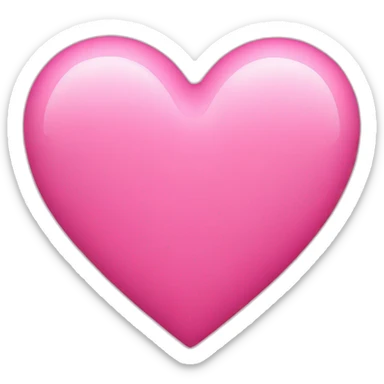 pink heart with bows sticker