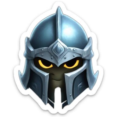 arthas with helmet on sindragosa sticker