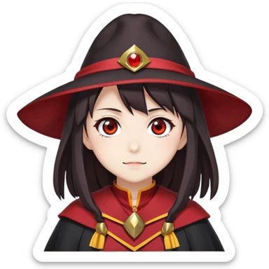 Anime character Megumin  sticker