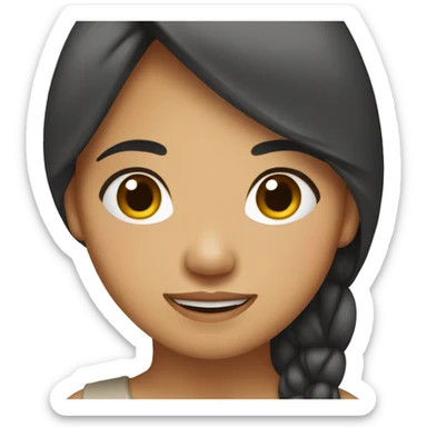 filipina girl sticker