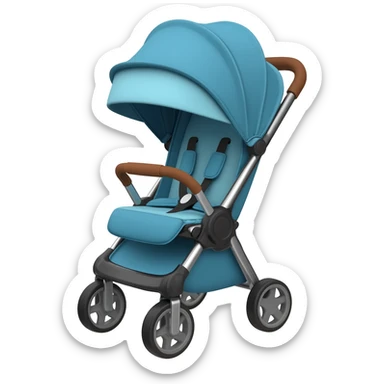 Xe đẩy em bé sticker