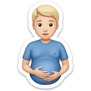 Make an pregnant man sticker