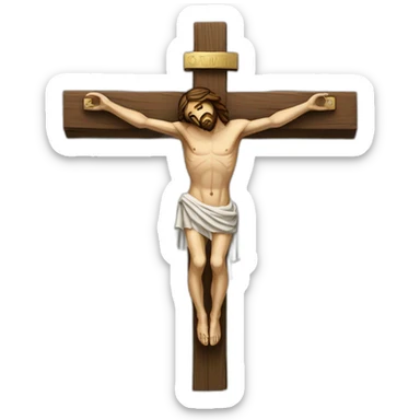 Jesucristo crucificado sticker