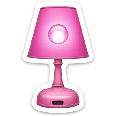 lampada pink sticker